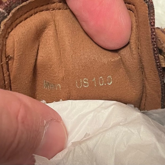 Vans Off The Wall Destroy Luxury Burgundy Skateboarding Shoes Size 10 - Picture 7 of 9